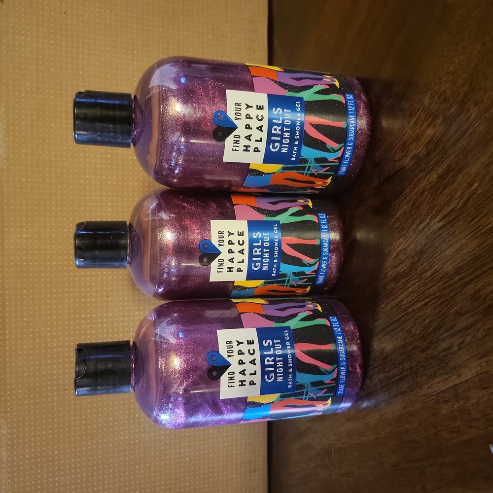 3x Find Your Happy Place Bath & Shower Gel